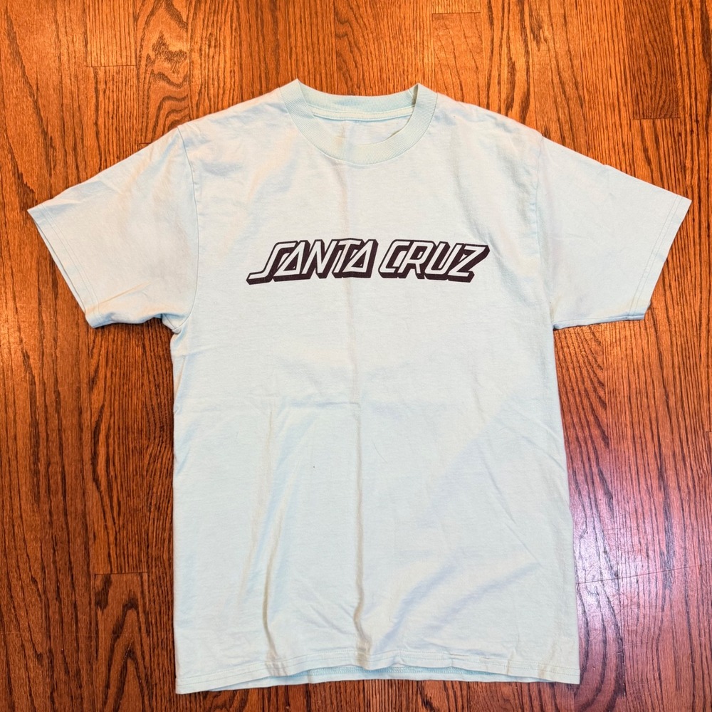 Santa Cruz Skateboards Classic Logo T-Shirt Mint Green Small